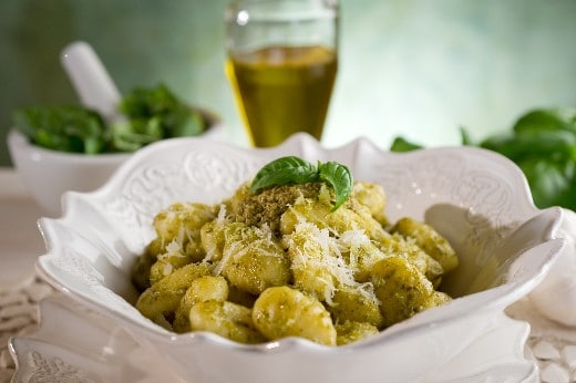 gnocchi pesto