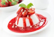 panna cotta fraise